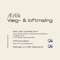 Farveprver  Vg og Loftmaling - rlik