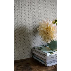 Daisy blue - Blomstret tapet