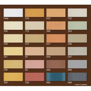 Farveprve - kalkmaling