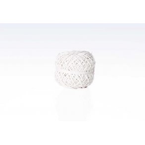 Hampegarn Hvid 20g ca. 1,5mm x 25m