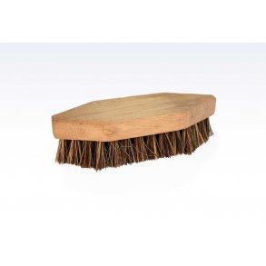  Skurebrste, tr bl. str, hrd,17x5 cm
