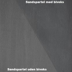 Indfarvet Sandspartel