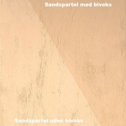 Indfarvet Sandspartel