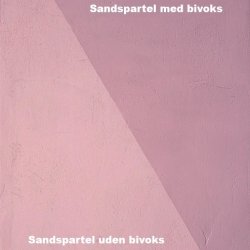 Indfarvet Sandspartel